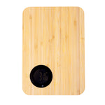 Mentina Bamboo Cutting Board with Digital Scale – Sustainable Kitchen Essential