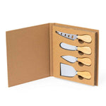 Kubin Cheese Set – Stylish Wooden Cheese Utensils in Recycled Packaging