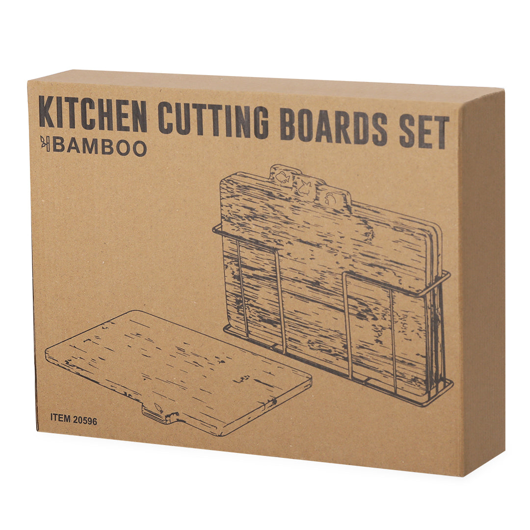 Sendak Bamboo Cutting Boards – Sustainable Kitchen Essentials by Fou Tees Ireland