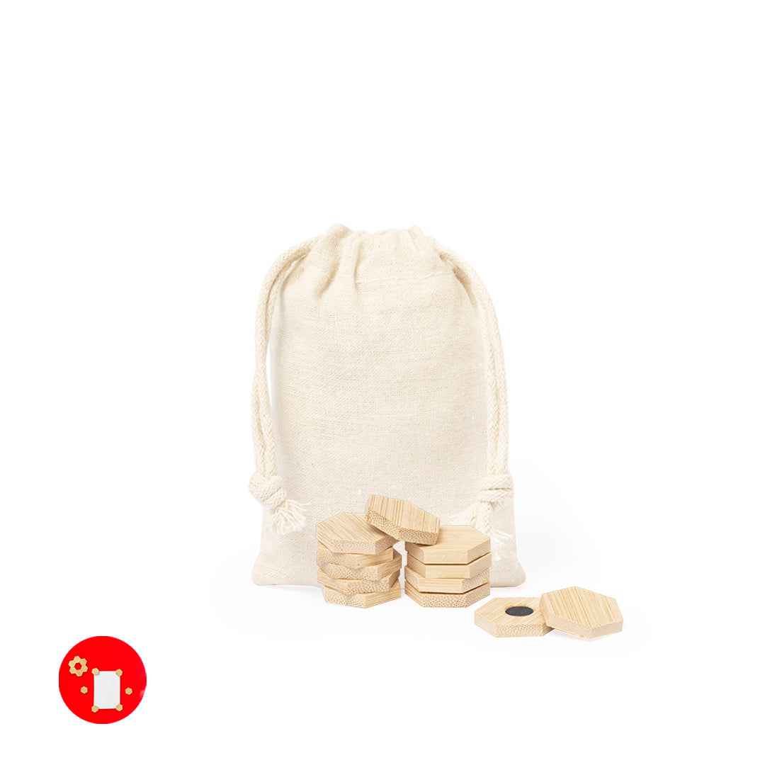 Lirix Bamboo Magnet Set – Sustainable and Practical Note Holders