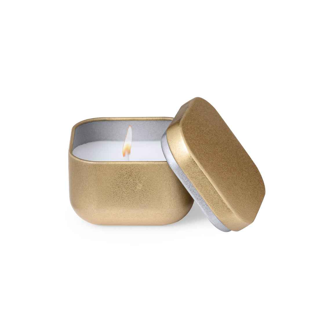Hetfil Scented Candle in Metal Jar with Vanilla Fragrance - Bulk Orders for Irish Businesses