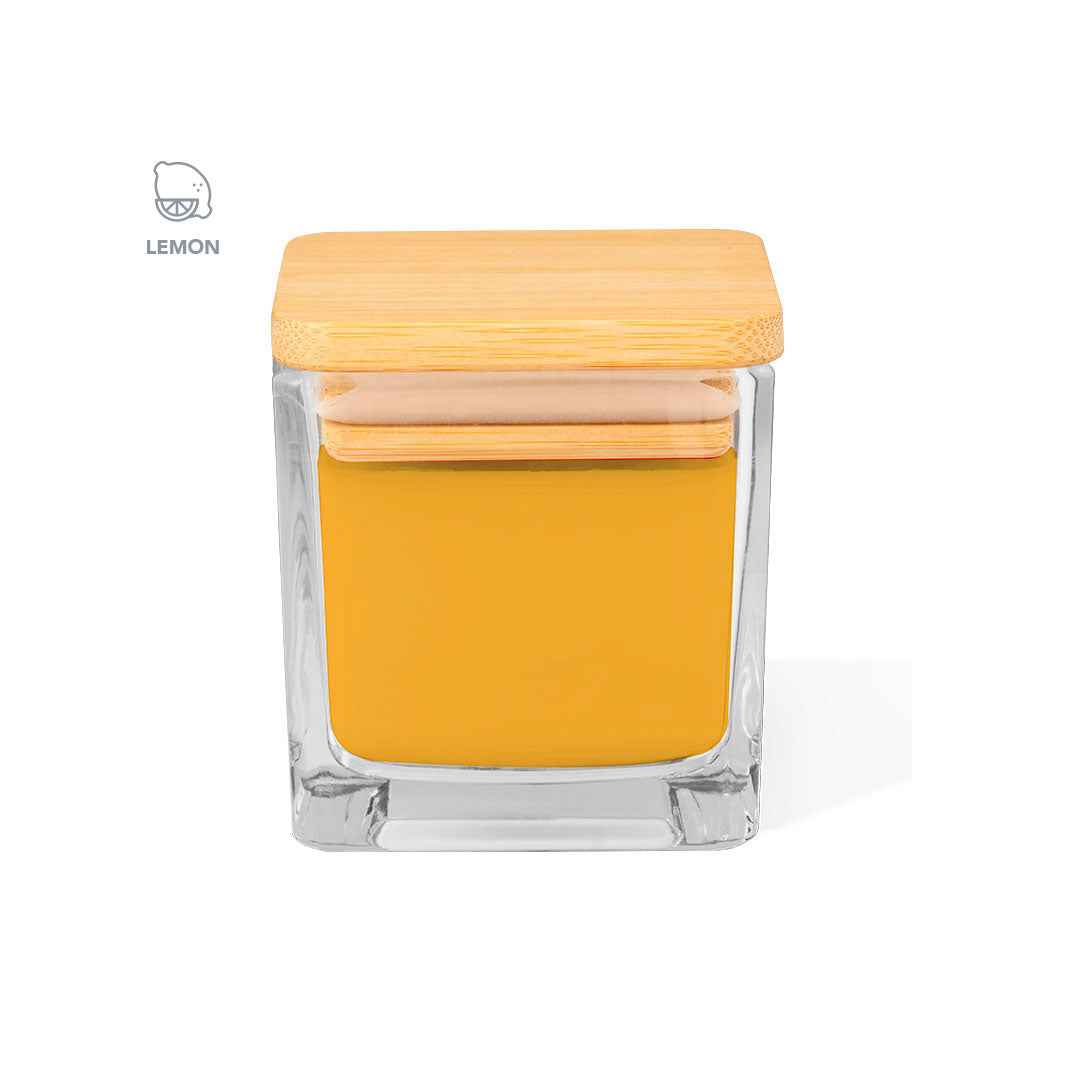 Saffron Scented Candle – Natural Bamboo Lid Candle for Bulk Orders