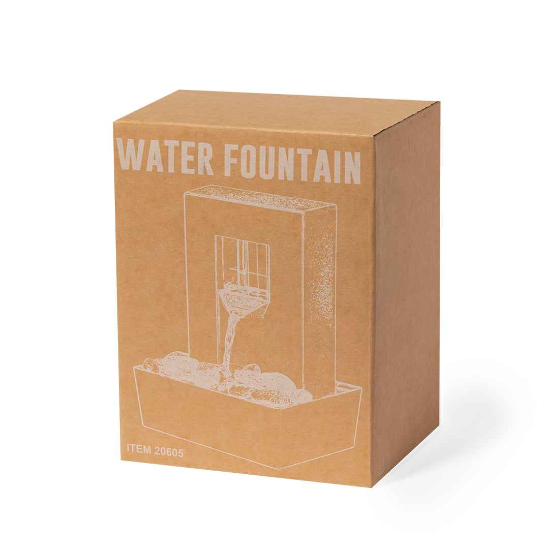 Huntan Portable Water Fountain – Relaxing LED Cascade Decoration