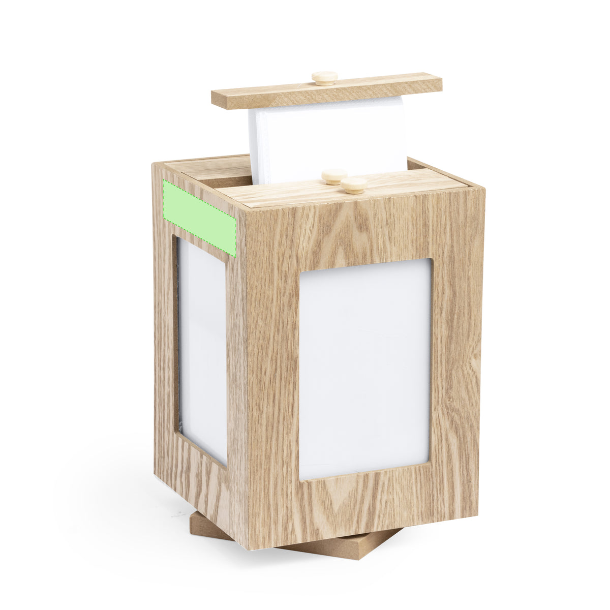 Vesper Wooden Photo Frame – Unique Rotating Cube Design