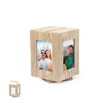 Vesper Wooden Photo Frame – Unique Rotating Cube Design