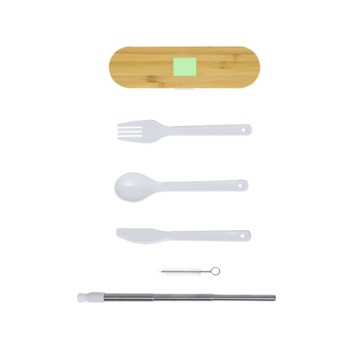 Milner Cutlery Set – Sustainable Bamboo & PP Utensils for Bulk Orders