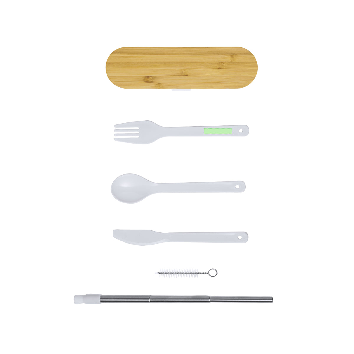 Milner Cutlery Set – Sustainable Bamboo & PP Utensils for Bulk Orders