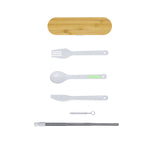 Milner Cutlery Set – Sustainable Bamboo & PP Utensils for Bulk Orders