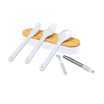 Milner Cutlery Set – Sustainable Bamboo & PP Utensils for Bulk Orders