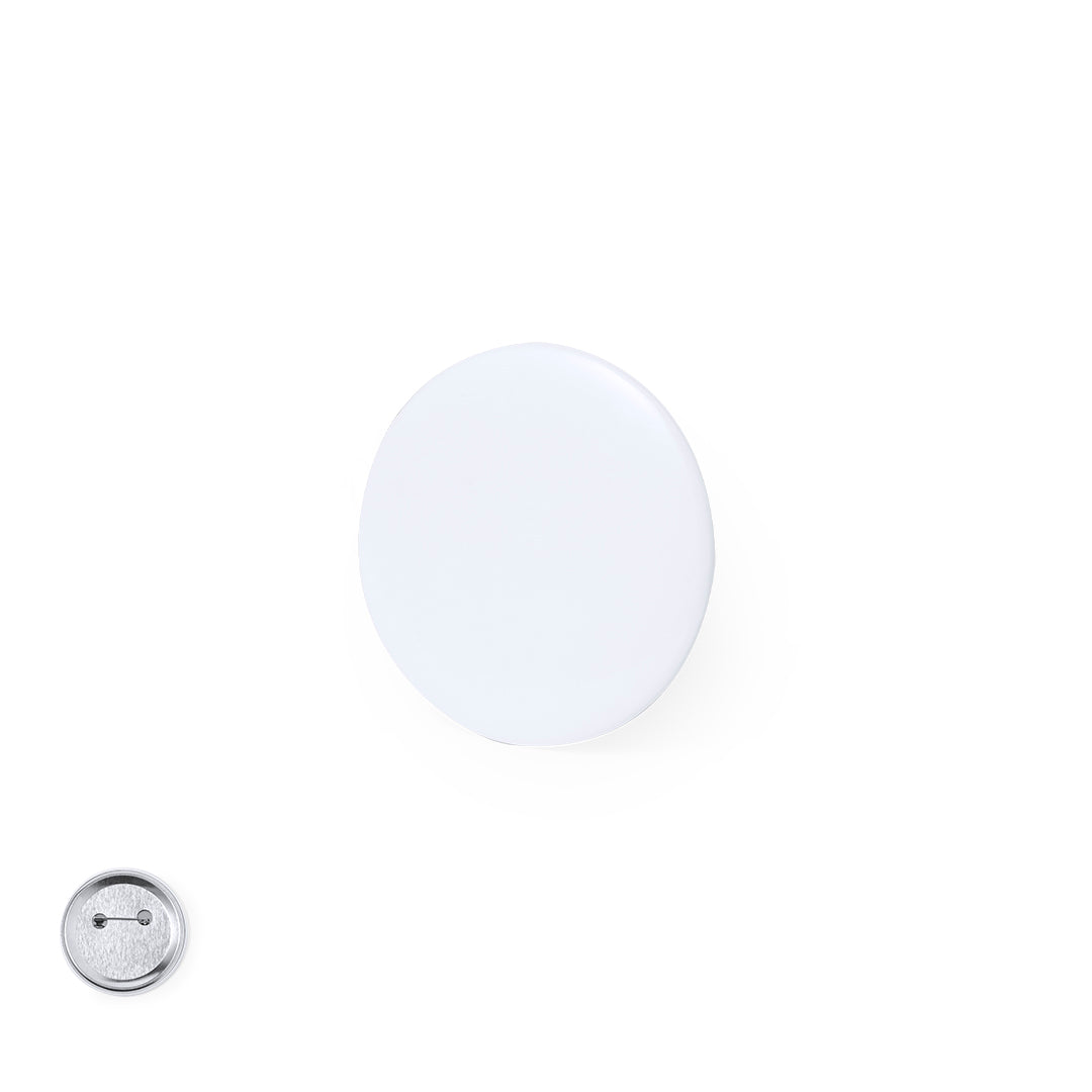 Suju White Pin – Customisable Promotional Accessory for Irish Businesses