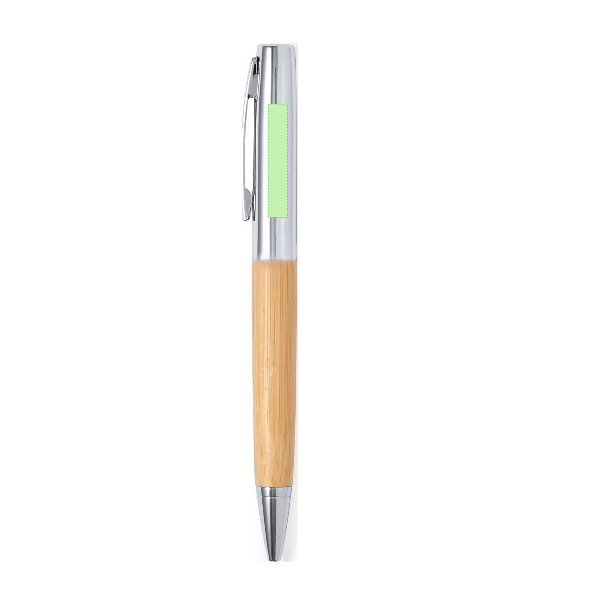 Gutier Bamboo and Metal Ball Pen - Sustainable Elegance for Bulk Orders