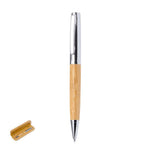 Gutier Bamboo and Metal Ball Pen - Sustainable Elegance for Bulk Orders
