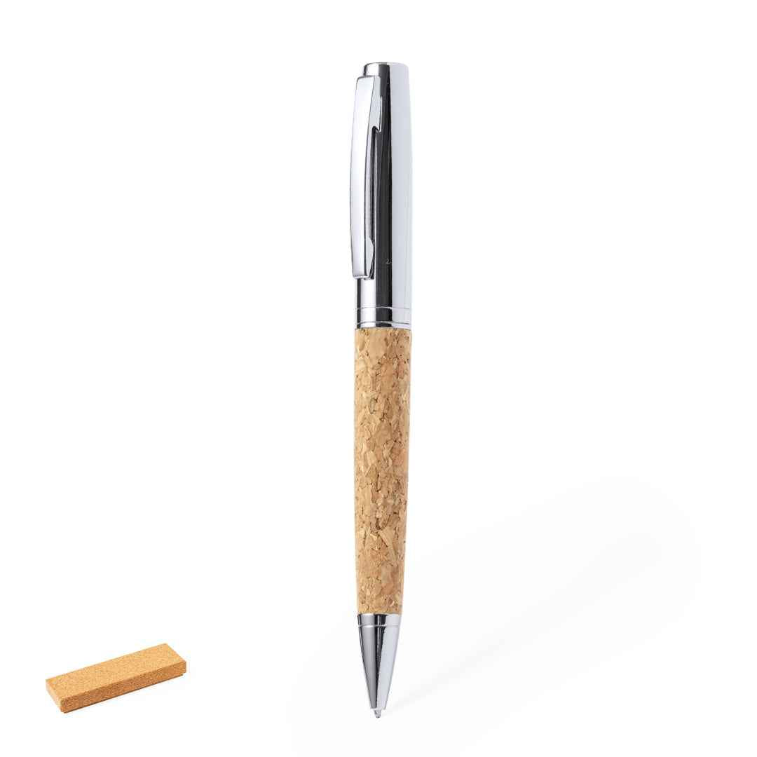 Fitin Cork and Metal Ball Pen – Sustainable and Elegant Writing Instrument