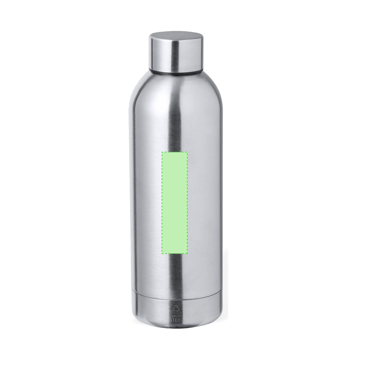 Hilker Recycled Stainless Steel Thermal Bottle - Sustainable and Durable 500ml