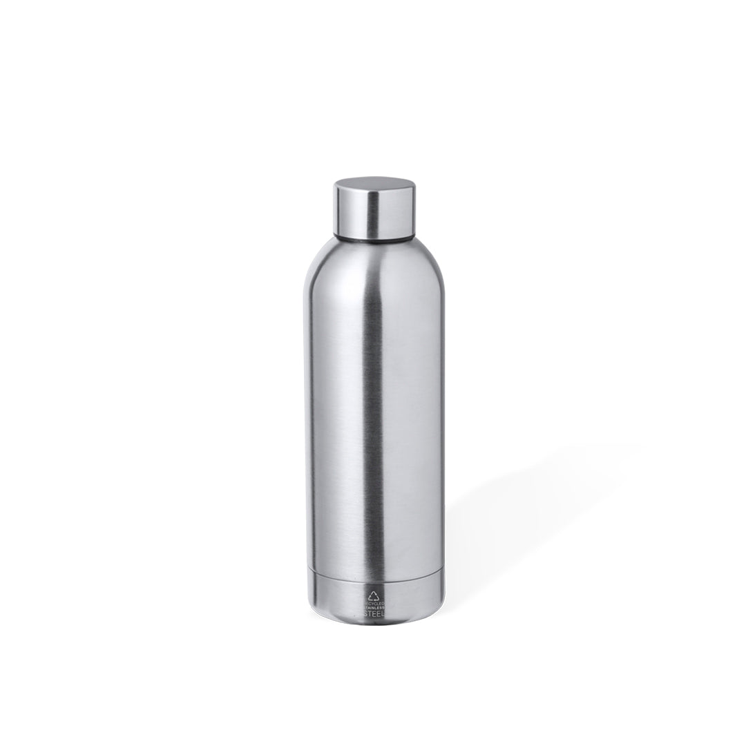 Hilker Recycled Stainless Steel Thermal Bottle - Sustainable and Durable 500ml