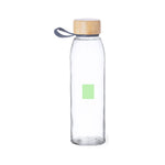 Toniox Sustainable Glass Bottle with Bamboo Cap – Ideal for Bulk Orders
