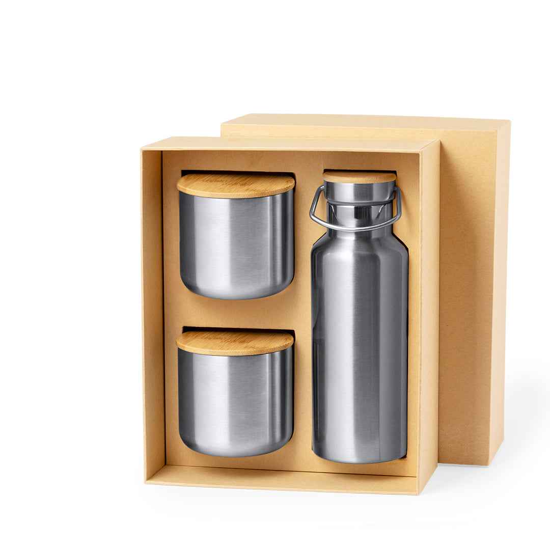 Dickinson Stainless Steel Thermos Flask Set – Ideal Promotional Gift in Ireland