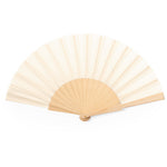 Sayiri Fan – Sustainable Wooden Rib Fan with Cotton-Polyester Fabric