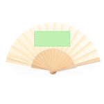 Sayiri Fan – Sustainable Wooden Rib Fan with Cotton-Polyester Fabric