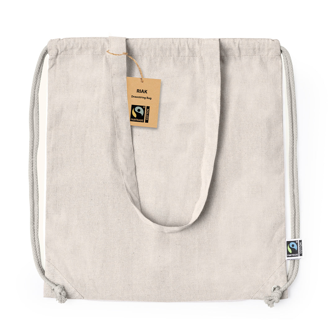 Riak Fairtrade Drawstring Backpack – Sustainable and Practical