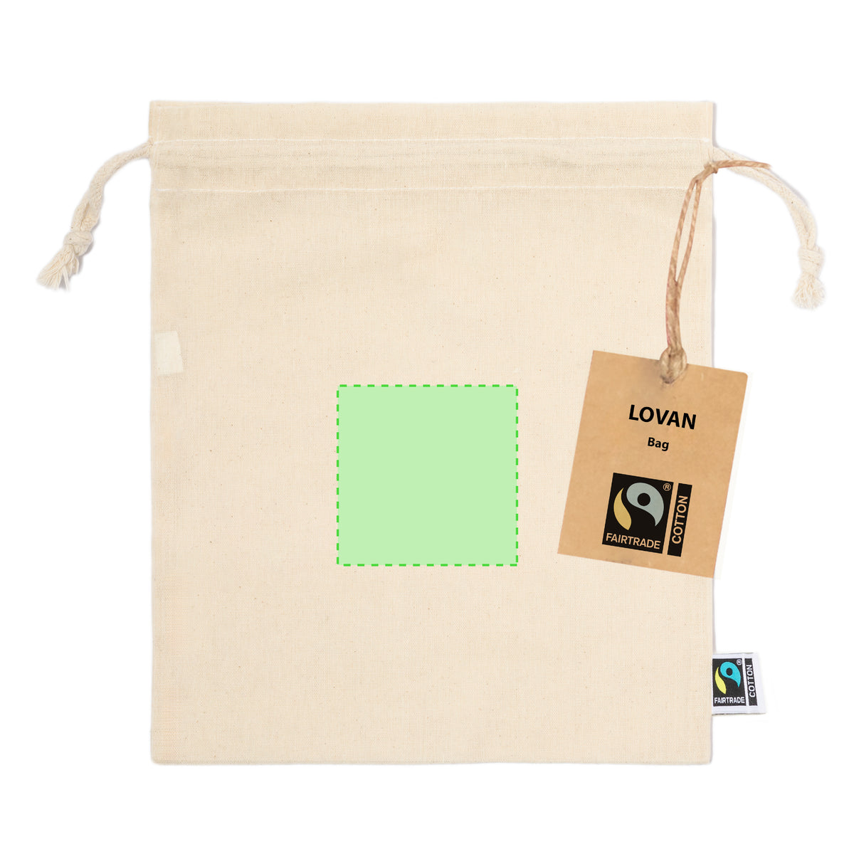 Kaiki Fairtrade Bag – Sustainable Cotton Drawstring Bags by Fou Tees Ireland