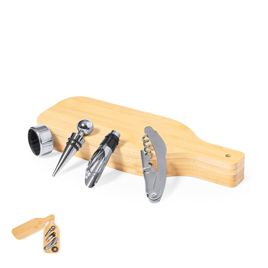 Darini Bamboo Wine Set – Elegant Sustainable Wine Accessories