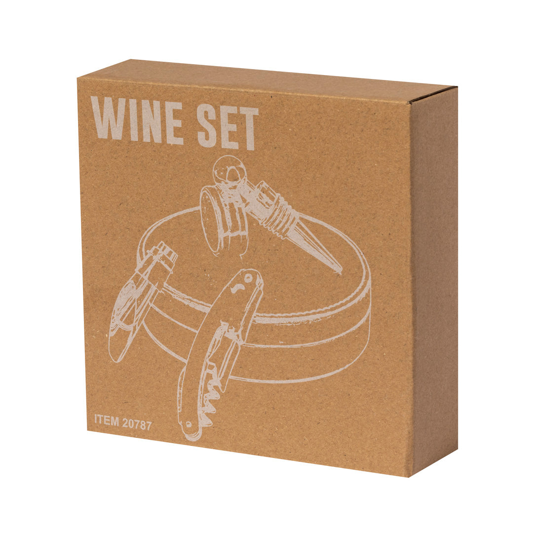 Albion Wine Set – Elegant PU Leather Wine Accessories