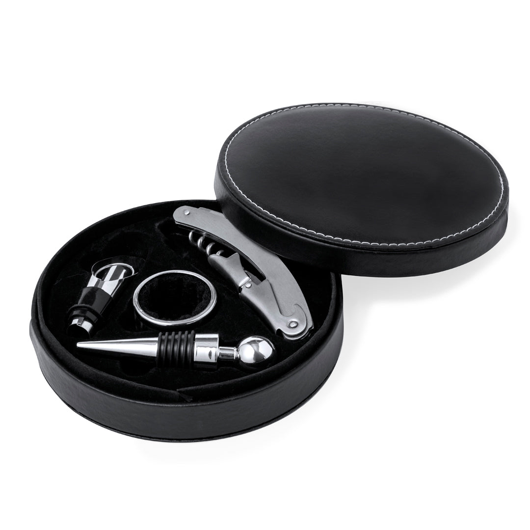 Albion Wine Set – Elegant PU Leather Wine Accessories