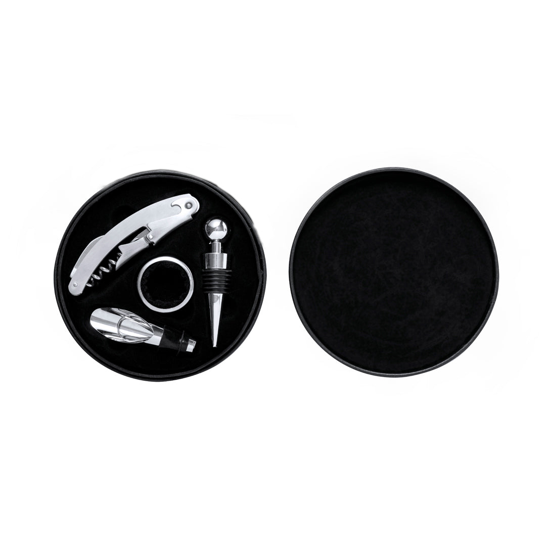 Albion Wine Set – Elegant PU Leather Wine Accessories