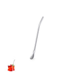 Evin Stainless Steel Stirrer with Straw - Practical Drink Accessory for Irish Businesses