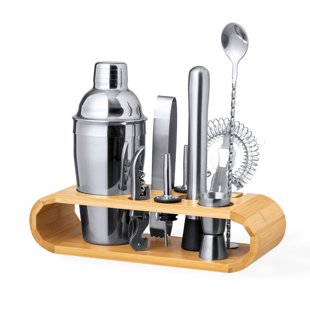 Hunton Stainless Steel Cocktail Set – Elegant Bar Accessory from Fou Tees Ireland