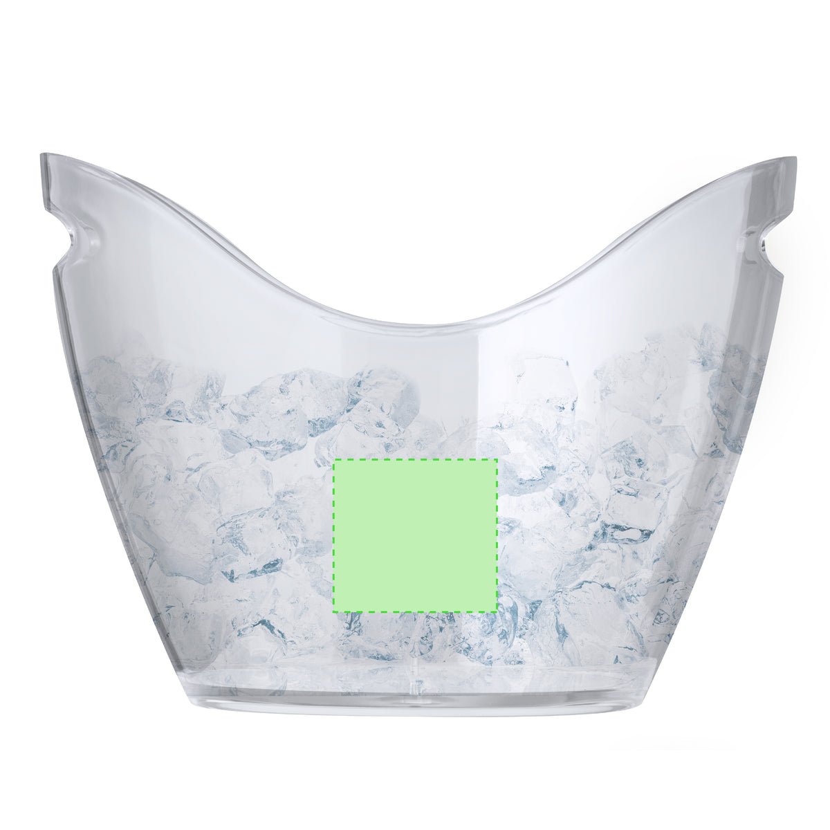 Aretha Transparent Ice Bucket – Stylish and Durable Drink Accessory