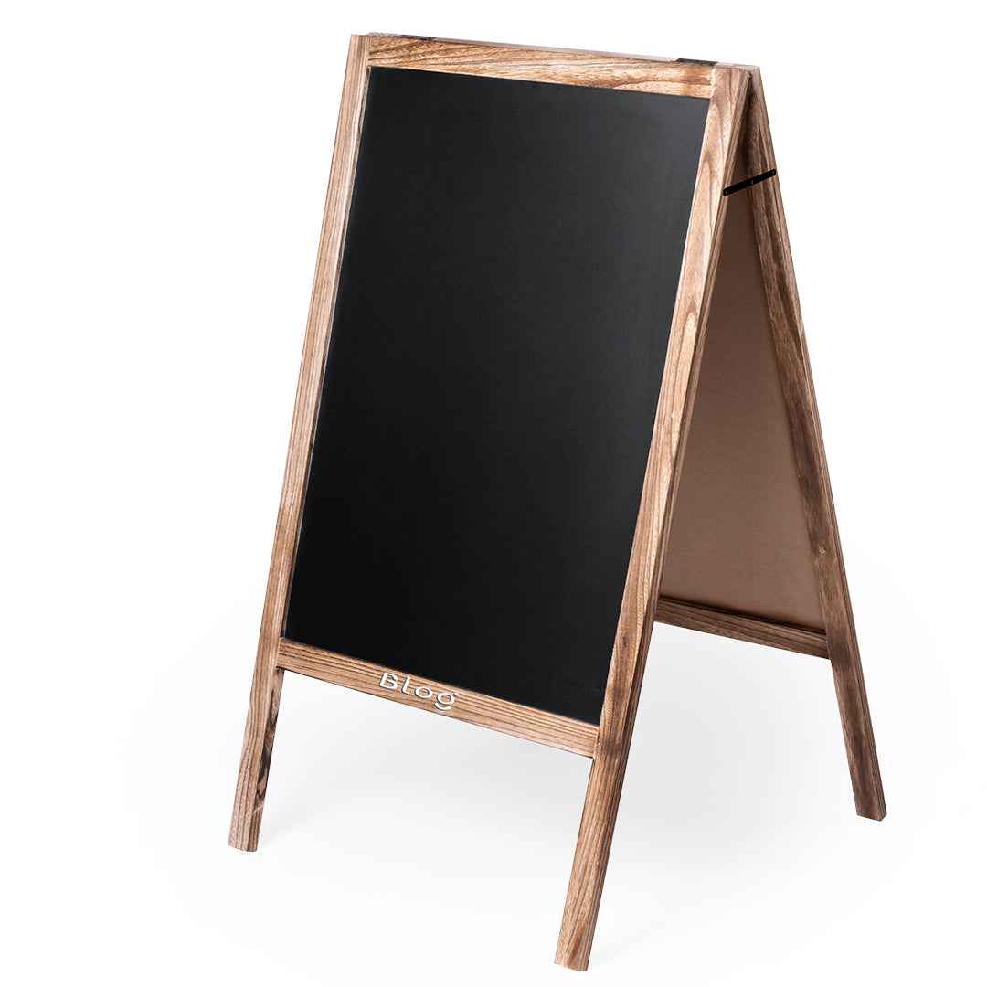 Leward Wooden Blackboard – Multipurpose Foldable Blackboard for Business and Events