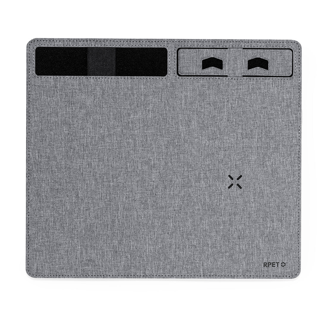 Deuz Wireless Charging Mouse Pad - Sustainable Office Accessory from Fou Tees Ireland