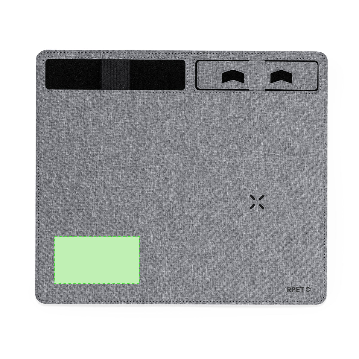 Deuz Wireless Charging Mouse Pad - Sustainable Office Accessory from Fou Tees Ireland