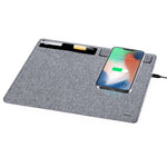 Deuz Wireless Charging Mouse Pad - Sustainable Office Accessory from Fou Tees Ireland