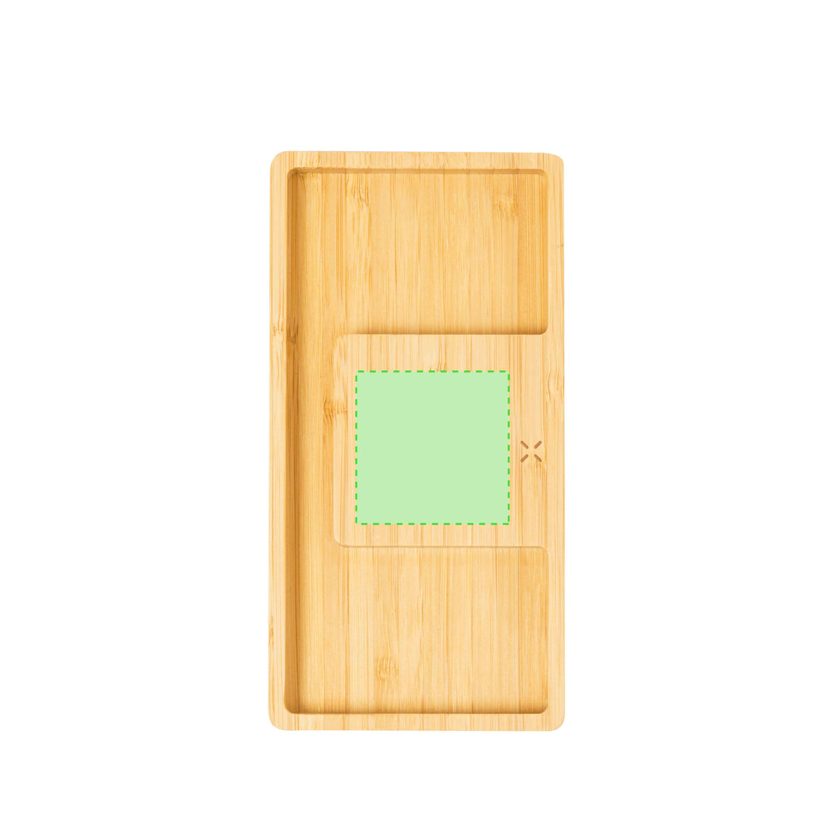 Treit Wireless Charger Organiser – Bamboo 15W Charging Station