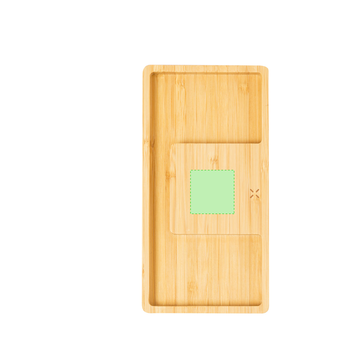 Treit Wireless Charger Organiser – Bamboo 15W Charging Station