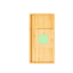 Treit Wireless Charger Organiser – Bamboo 15W Charging Station