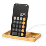 Treit Wireless Charger Organiser – Bamboo 15W Charging Station