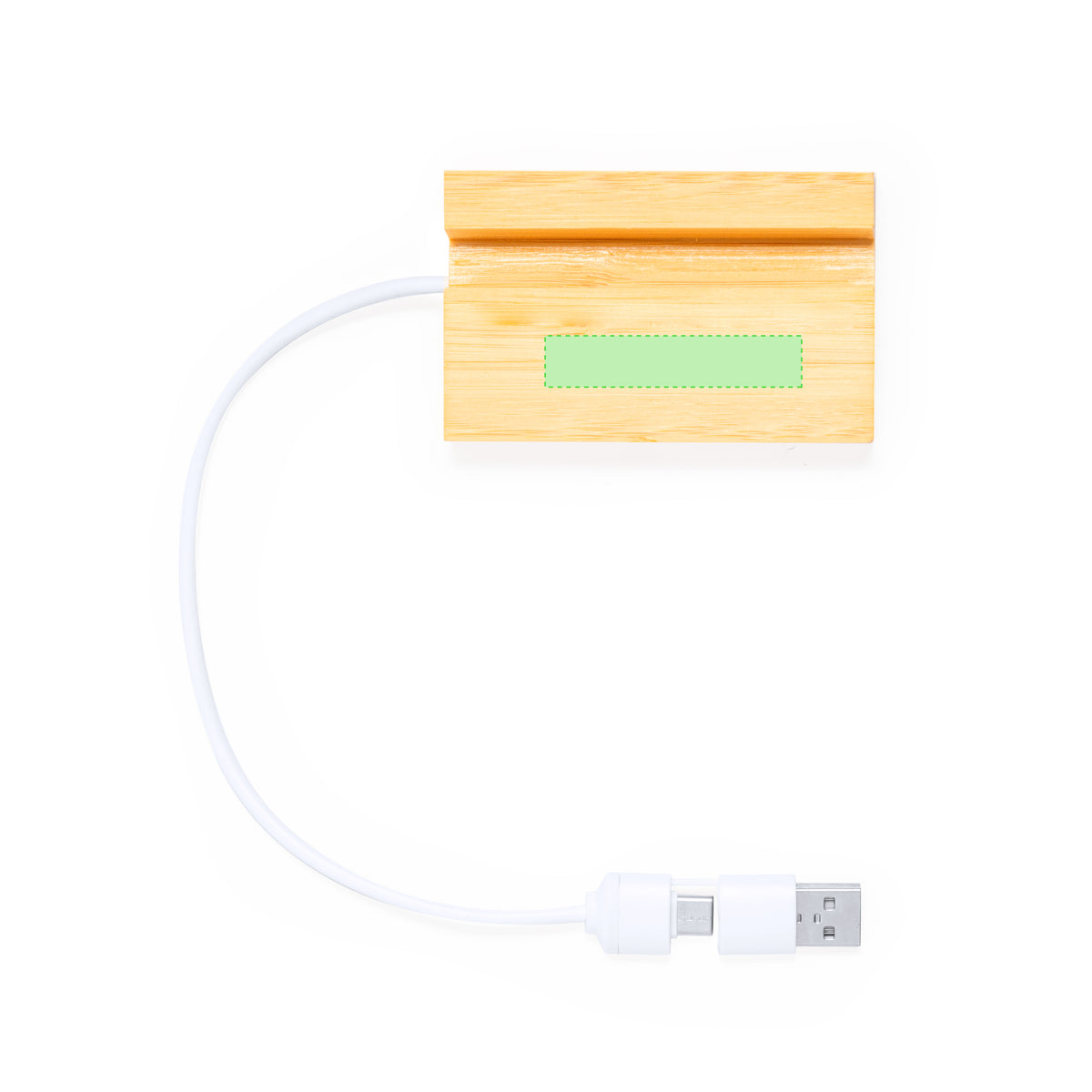 Cirzo Bamboo USB Hub – Sustainable and Practical Technology Accessory