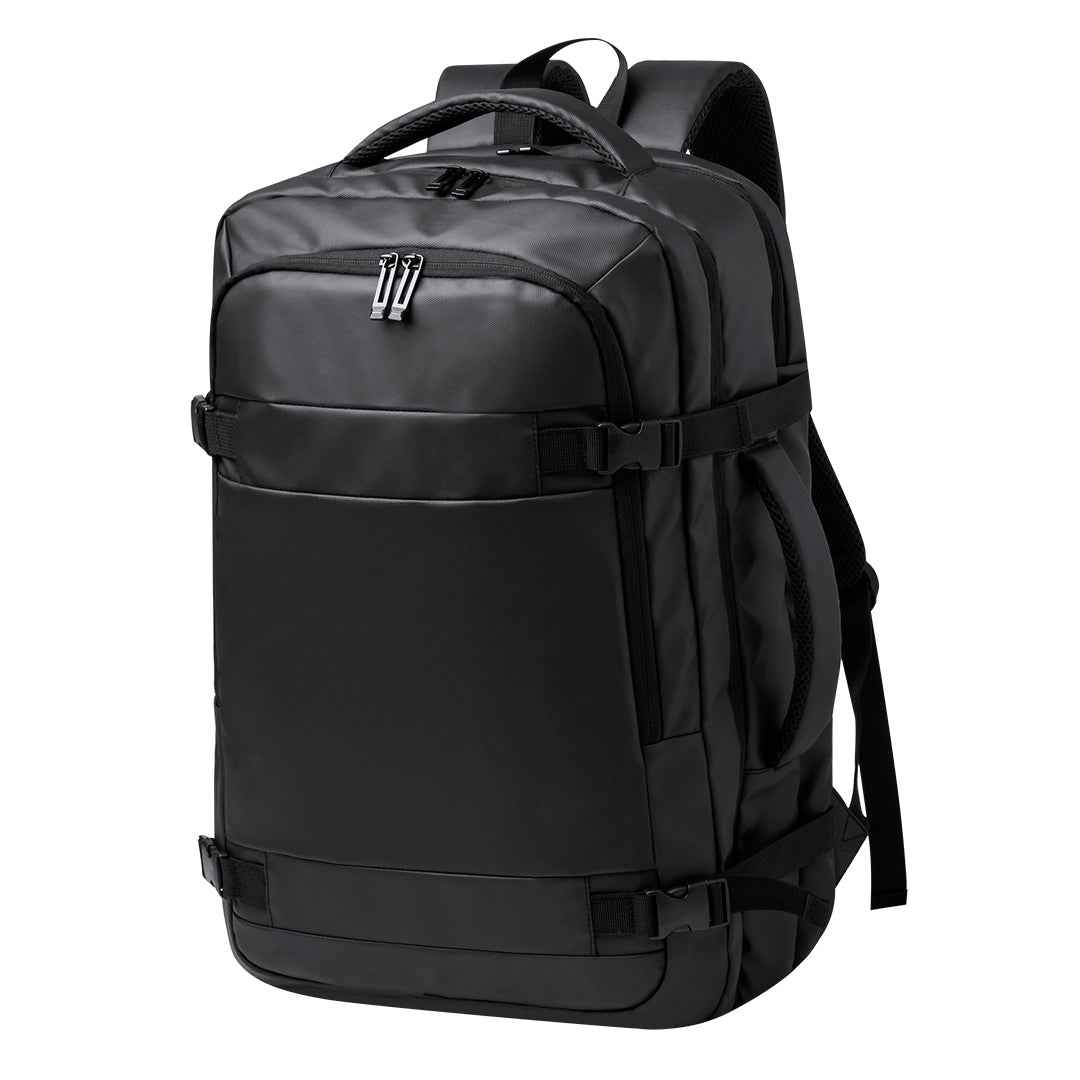Tanen PU Leather Document Backpack - Stylish and Practical