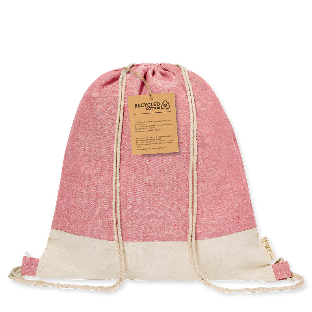 Vexira Recycled Cotton Drawstring Backpack – Sustainable and Practical