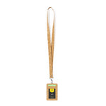Beryel Natural Cork ID Holder with Lanyard – Sustainable Office Accessory