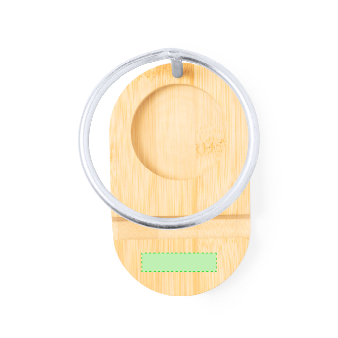 Furik Bamboo Pen Holder with Stand – Sustainable Office Accessory