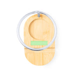 Furik Bamboo Pen Holder with Stand – Sustainable Office Accessory