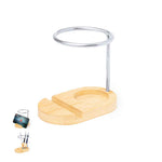 Furik Bamboo Pen Holder with Stand – Sustainable Office Accessory