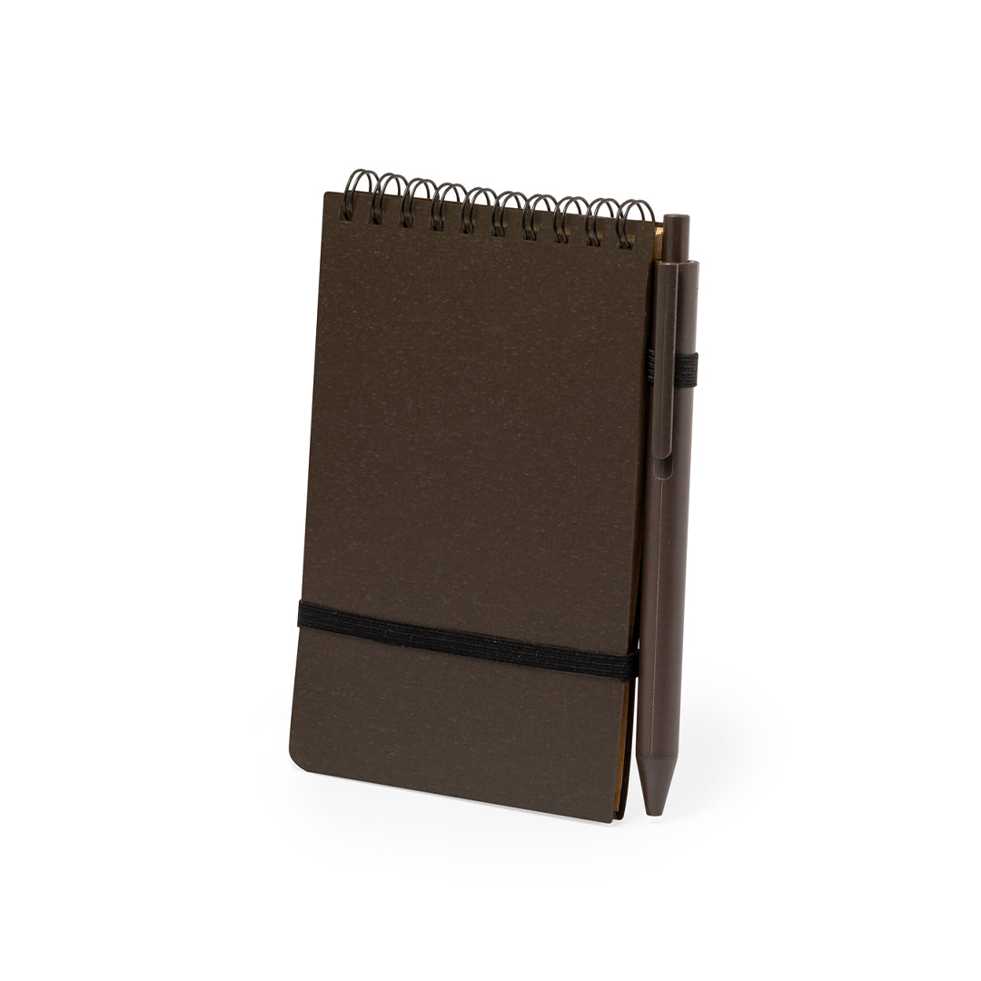 Pacam Coffee Fibre Notebook and Pen Set – Sustainable Office Essentials