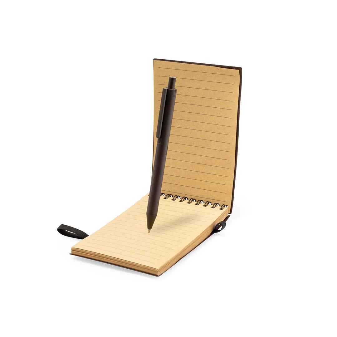 Pacam Coffee Fibre Notebook and Pen Set – Sustainable Office Essentials