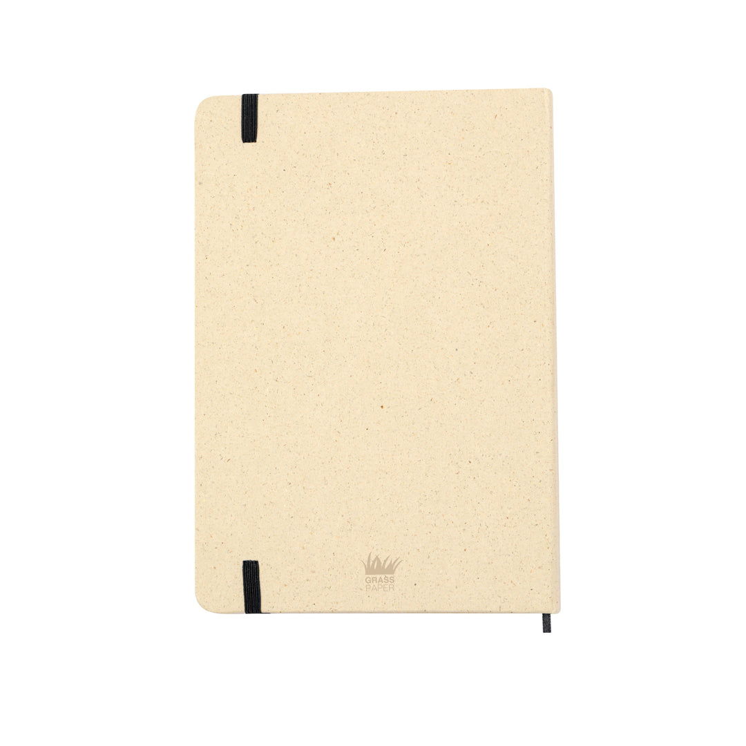 Yerx recycled grass notepad – Sustainable A5 notepad with hard covers